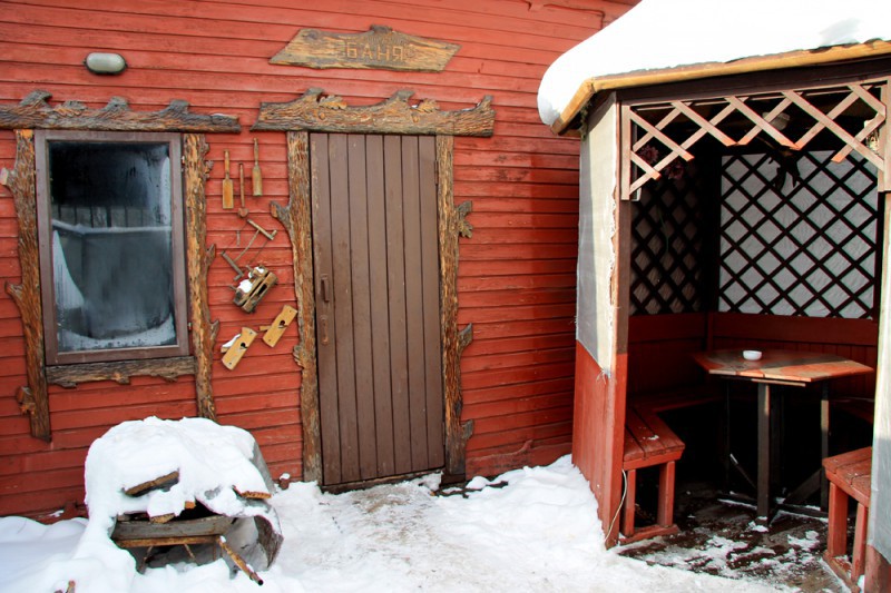 Bath on the wood in the village. Troyeshchina reviews, bath/sauna Kyiv Desnyansky district  from. Troeshina, st. P.Zaporozhets, 10, photo, address with a travel card.