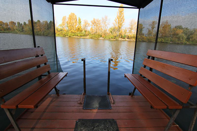 Firewood sauna «Friday» by the water reviews, bath/sauna Kyiv Obolonsky district St. Prirechnaya, 37, photo, address with a travel card.