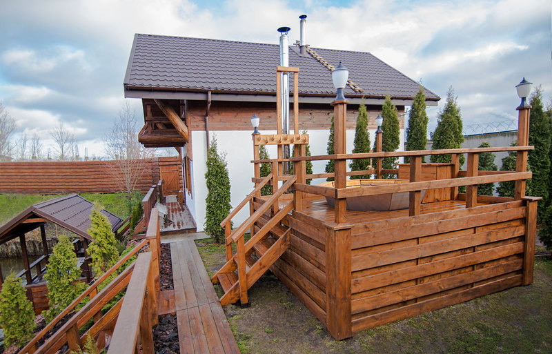 Sauna on the wood «Paradise lake» reviews, bath/sauna Kyiv Desnyansky district 7 km of the highway Kiev-Cellars (a couple of kilometers from Troyeshchyna), photo, address with a travel card.