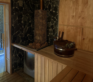 Wood-fired sauna «At Kobzarʼs» on Troeschyni reviews, bath/sauna Kyiv Desnyansky district Pushkin st. 12a, Troyeshchyna village, photo, address with a travel card.