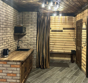 Wood-fired sauna «At Kobzarʼs» on Troeschyni reviews, bath/sauna Kyiv Desnyansky district Pushkin st. 12a, Troyeshchyna village, photo, address with a travel card.