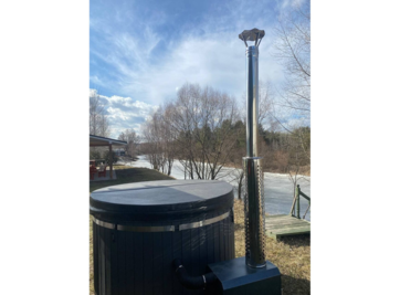 Wood-fired sauna AVENTURIER reviews, bath/sauna Rozhny  district Kyiv region, Brovary district, village. Rozhny, st. Pukhovskaya 1, photo, address with a travel card.