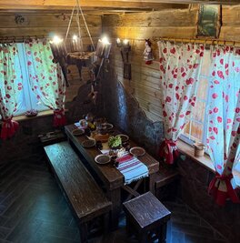 Wood-fired sauna «Gutsulochka» reviews, bath/sauna Kriukivshchyna  district With. Kryukovshchina, st. P. Orlika 22, photo, address with a travel card.