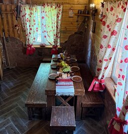 Wood-fired sauna «Gutsulochka» reviews, bath/sauna Kriukivshchyna  district With. Kryukovshchina, st. P. Orlika 22, photo, address with a travel card.