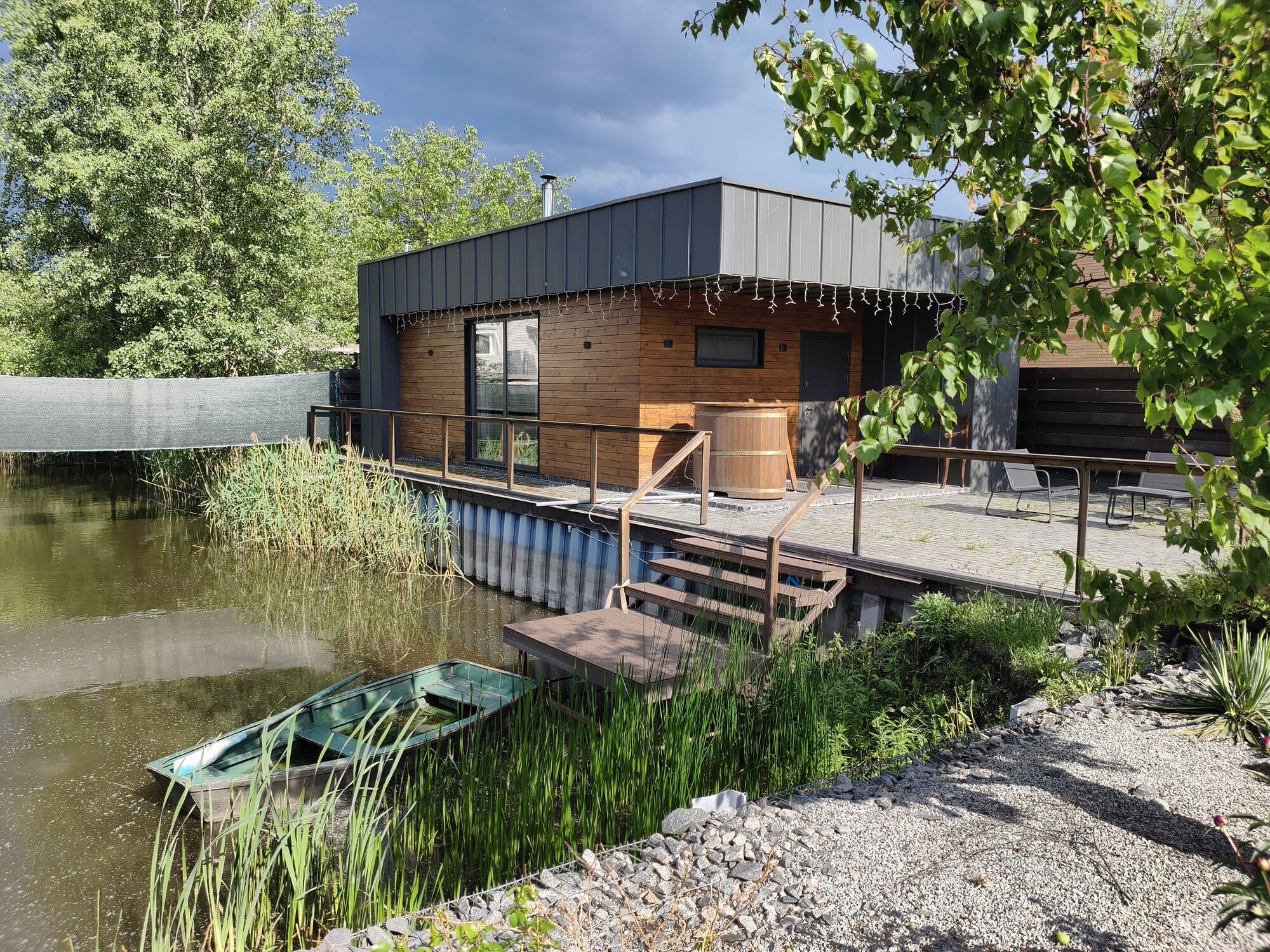 Sauna Lake House reviews, bath/sauna Kyiv Darnitsky district Kyiv, Osokorki-dachi (exact address by geolocation), photo, address with a travel card.