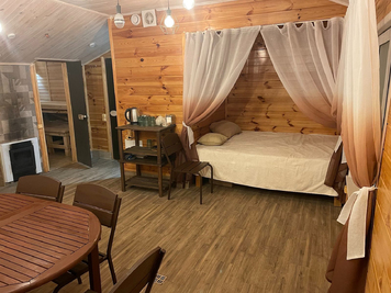 Sauna on the wood «New Petrivtsi» reviews, bath/sauna Kyiv Obolonsky district New Pertovtsy village, st. field, photo, address with a travel card.