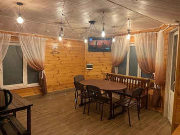 Sauna on the wood «New Petrivtsi» reviews, bath/sauna Kyiv Obolonsky district New Pertovtsy village, st. field, photo, address with a travel card.